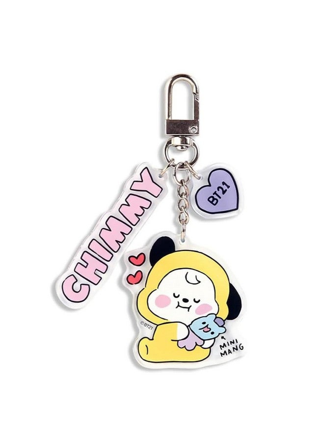 Careflection BTS Baby BT21 Cute Keychains for Korean Kpop Fandom for Girls and Boys (Chimmy) - Image 1