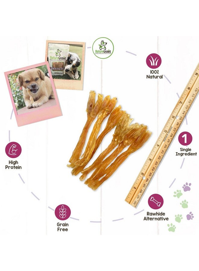 طبيعة أوتار لحم البقر للكلاب (8 أونصة) - سمك مختلط - تدوم طويلاً للكلاب الصغيرة والمتوسطة الحجم - عظام مضغ طبيعية للكلاب من لحم البقر المجفف - خالية من الجلد الخام - Image 4