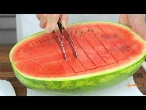 M-Ved Angurello Stainless Steel Watermelon Fruit Dig Corer Cutter & Serve - Image 3