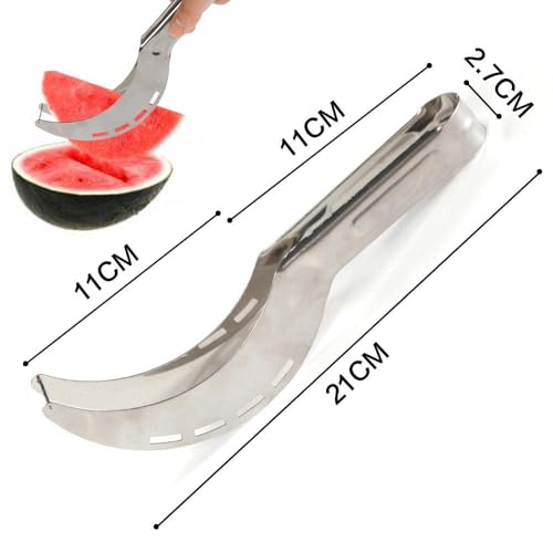 M-Ved Angurello Stainless Steel Watermelon Fruit Dig Corer Cutter & Serve - Image 4