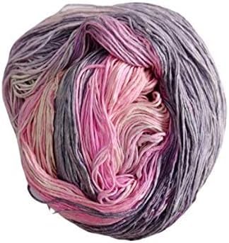Knitsilk 100 Recycled Silk Roving and HandDyed Pure Mulberry Silk Yarn Perfect for Knitting Crocheting Weaving and More 100 gm225 Yards Denver Pack of 3 - Image 2