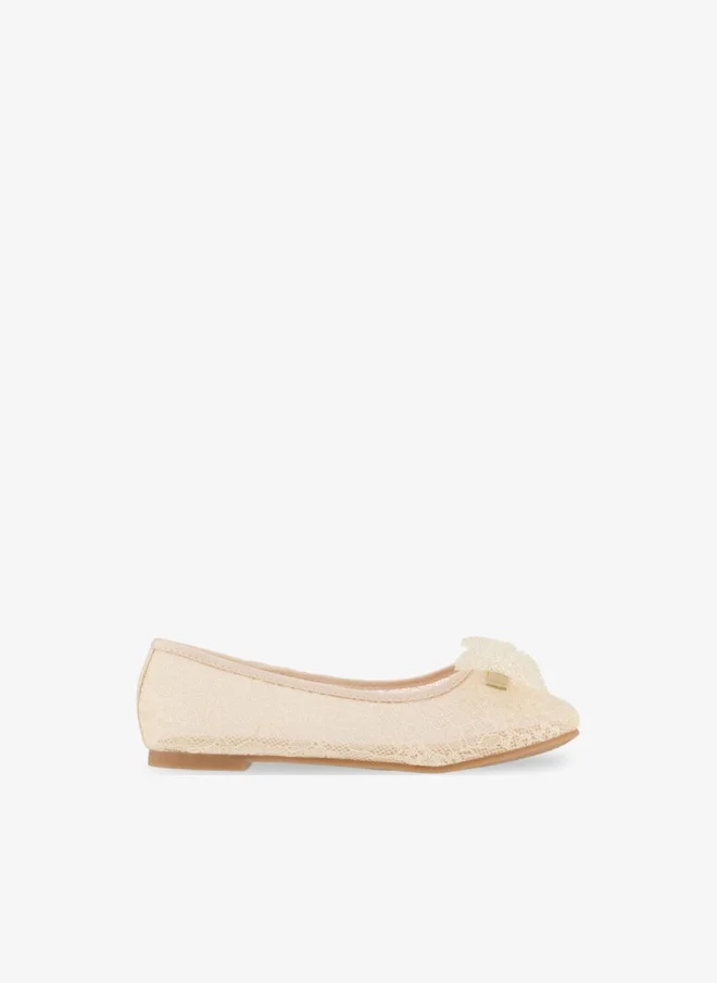 ليتل ميسي Girls Slip-On Ballerina Shoes