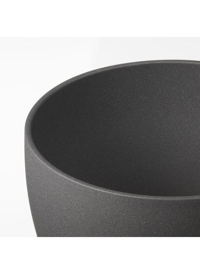 Zaboon Plant pot, dark grey, 24 cm  - Image 5