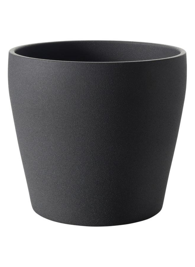 Zaboon Plant pot, dark grey, 24 cm  - Image 1