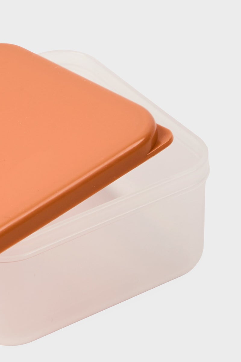 Alta 4 Pieces Mini Snack Containers Set, Brown - Image 3