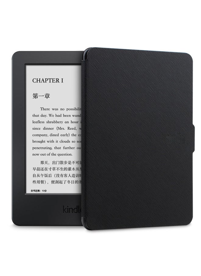 Generic - Protective Case For Kindle Paperwhite 2/3 Kpw Leather Shell 958 Cover-Color:Deep Orchid-Applicable Model:2018 Kindle Paperwhite 4 - Image 1