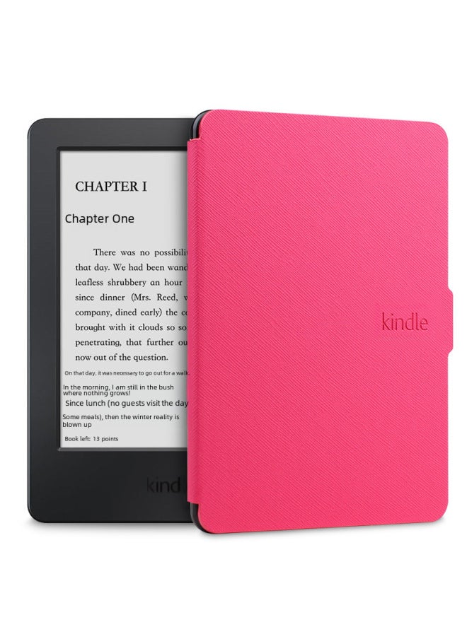Generic - Protective Case For Kindle Paperwhite 2/3 Kpw Leather Shell 958 Cover-Color:Deep Orchid-Applicable Model:2018 Kindle Paperwhite 4 - Image 1