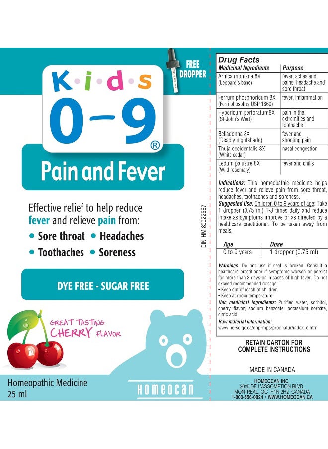 Kids 0-9 - Pain And Fever Oral Solution 25 Ml - Image 1