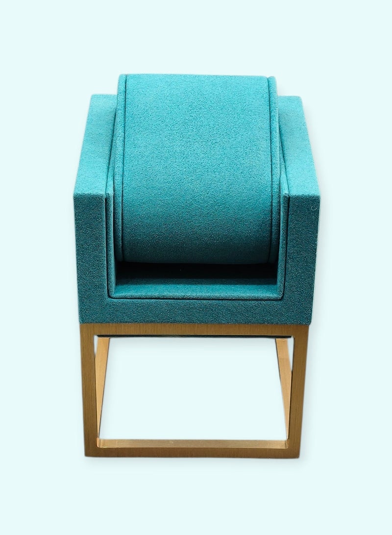 Al Seraj Luxury Watch Display Stand with Metal Base | Premium Microfiber Watch Holder with Removable Cushion | Elegant Watch Storage Stand for Jewelry Display, Retail Showcase & Gift Organizer - Image 4