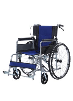 Portable Wheelchair Standard Manual wheelchairs Small Simple Folding Light Ultra Light Travel for The Elderly Trolley BL