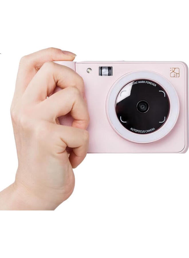 HPRT طابعة صور ملونة محمولة صغيرة من هبرت مع ورق لاصق متخصص، متوافقة مع نموذج Z1 (20 ورقة/علبة * 5 علب) - Image 1