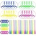 POPLAY 40 Sets Outdoor Toys Flying Discs Disc Flyer with Launchers for Party Favors Classroom Prizes Goodie Bags Stuffers for Kids - Image 2
