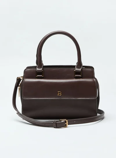 فلورا بيلا من شو إكسبرس Women Textured Tote Bag with Detachable Strap and Zip Closure