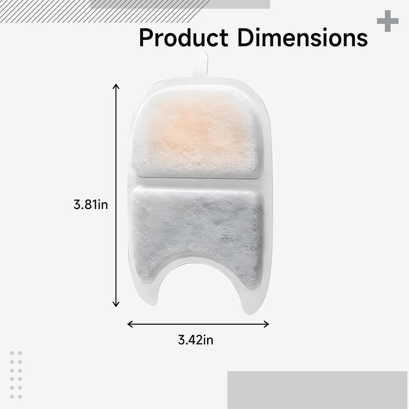 Filter Replacement For Cat Water Fountain, 36 Pcs Bulk Pack With Shovel Shape, Multi Filtration, 24 Large & 12 Small, 3.8 X 3.4/9.7 X 8.7 Cm - Image 3