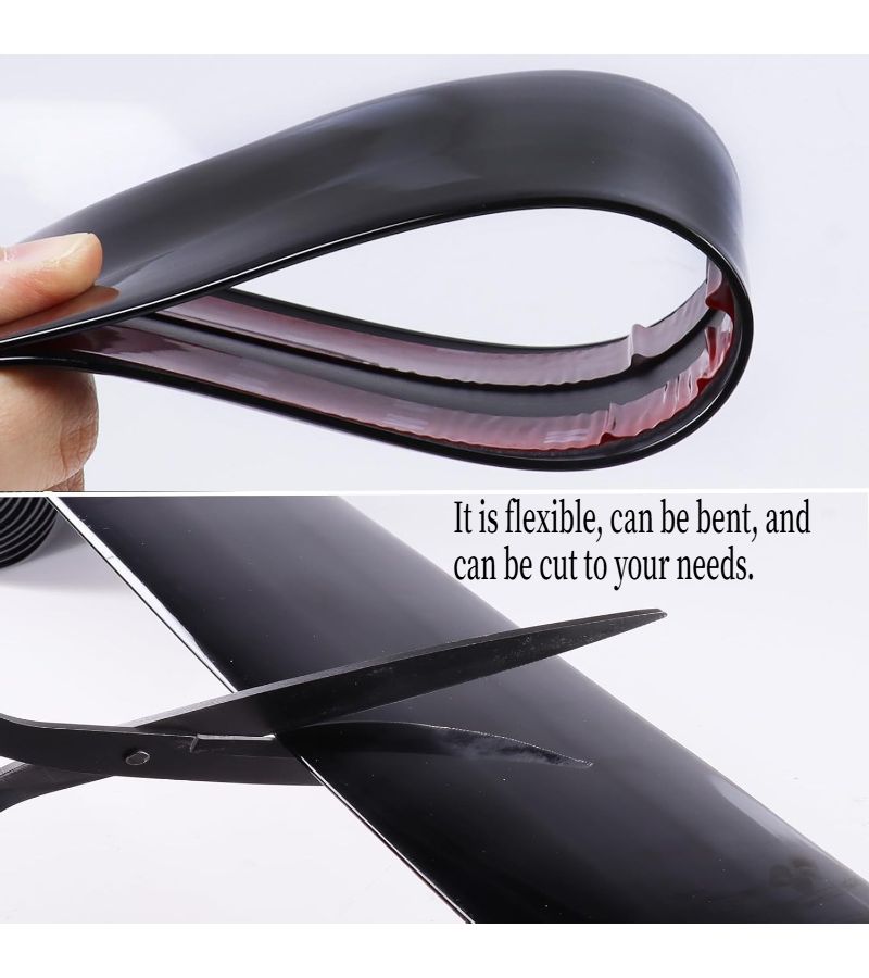 10 Foot Automotive Trim Strip Black Heavy Duty Uv Resistant Scratch Proof Self Adhesive For Car Door Roof Bumper - Image 3