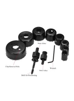 DRONA 11pcs Hole Saw Cutter Tool Set Kit Carbon Steel INF 27  - Image 2