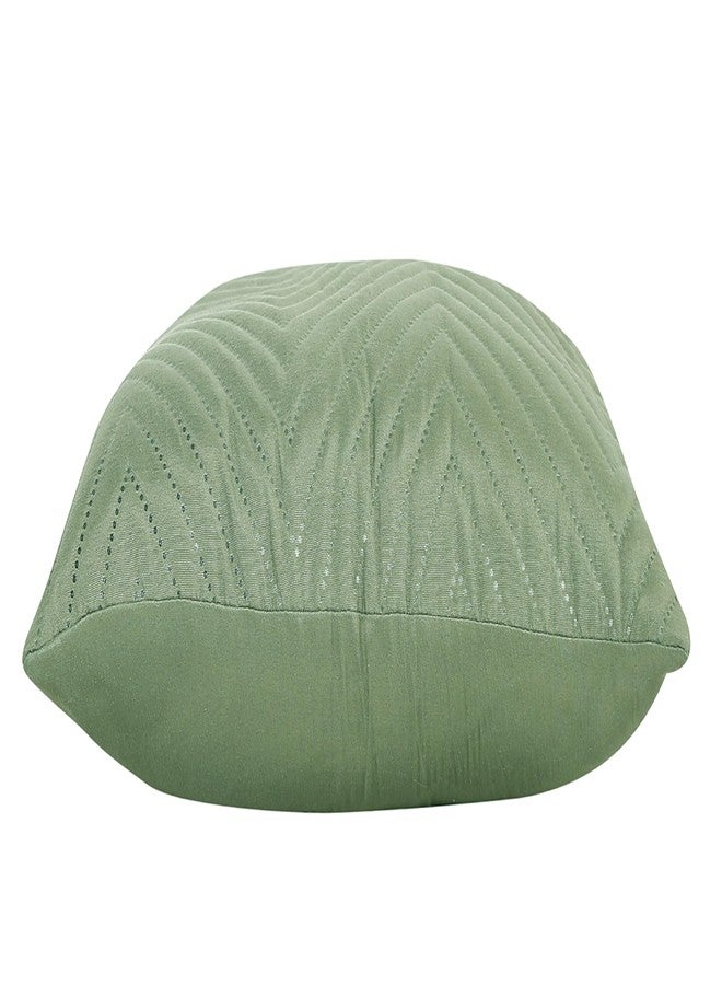 RD TREND UltraSonic Microfiber Cushion Covers, 60 x 60 cm/24 x 24 inches, Set of 5, 250 TC,Back Zipper (Miltry Green) - Image 3