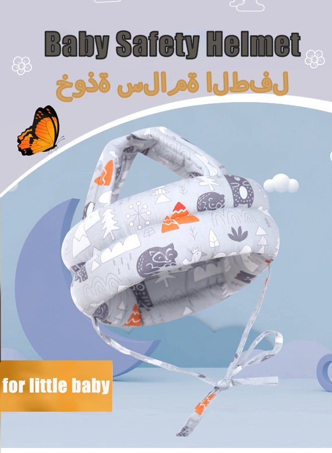 Baby Helmet for Crawling and Walking| Baby Head Protector| Infant Helmets| Toddler Baby Head Protection Cushion| Baby Safety Helmet Head Shaping for Learning to Walk Headguard Protective Harnesses Cap - Image 1