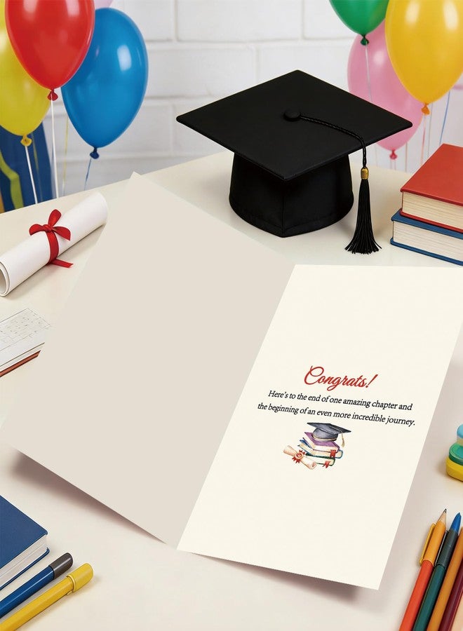 Londue Graduation Card, Congrats Graduation Gift Card for Him Her, Congratulations Graduate Card with Future Message, 2026 Graduation Gift for High School College Grad - Image 2