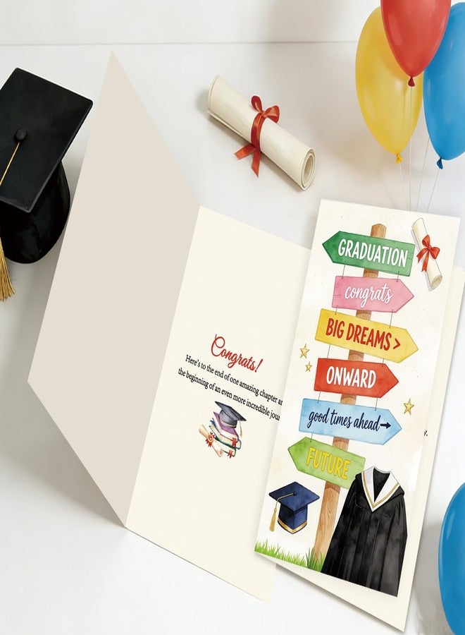 Londue Graduation Card, Congrats Graduation Gift Card for Him Her, Congratulations Graduate Card with Future Message, 2026 Graduation Gift for High School College Grad - Image 5