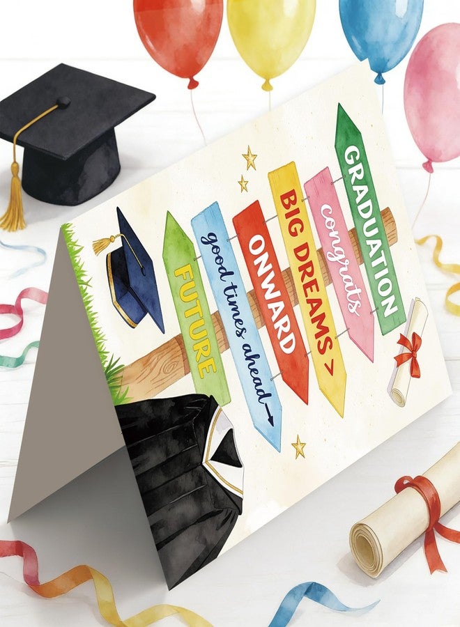 Londue Graduation Card, Congrats Graduation Gift Card for Him Her, Congratulations Graduate Card with Future Message, 2026 Graduation Gift for High School College Grad - Image 4