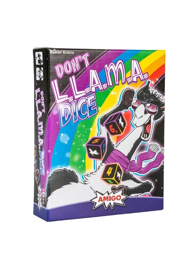 AMIGO Games Don't L.L.A.M.A. Dice Game - Fun and Strategic Llama-Themed Dice Game for Ages 8+ | 2-6 Players | Avoid Llama Drama and Shed Points - Image 1