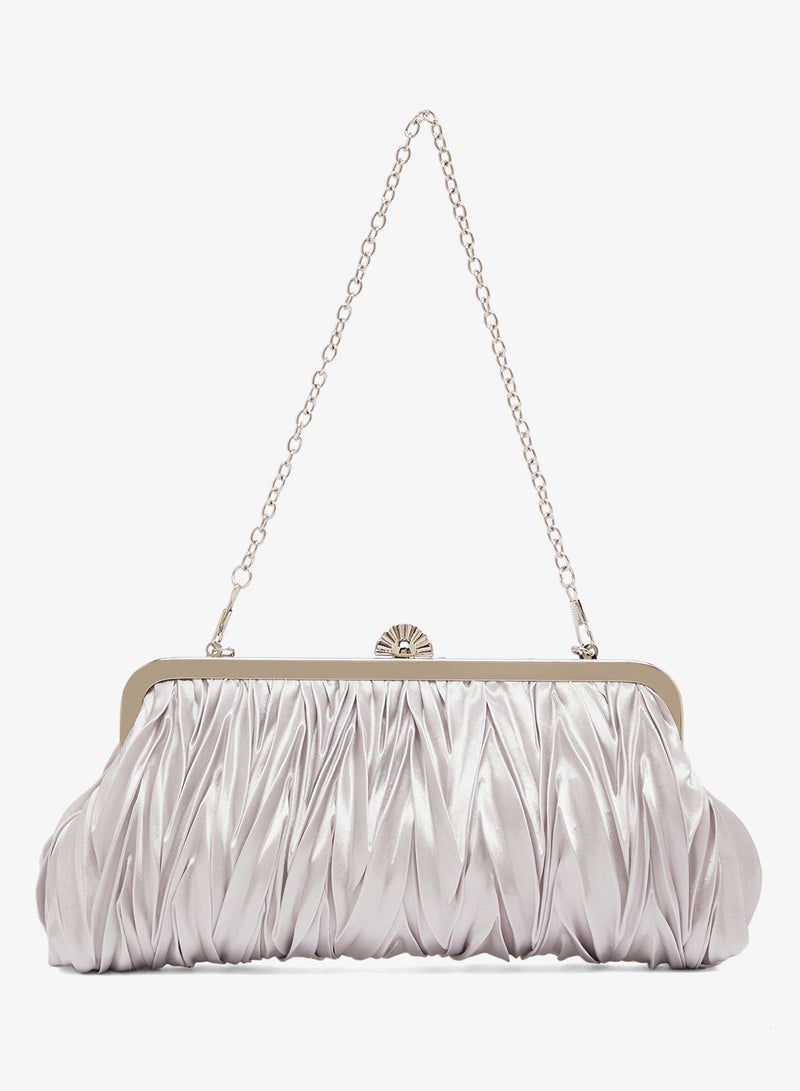 Ella Limited Edition Diamante Clasp Frame Evening Clutch Bag - Image 2