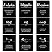 Outus Outus 9 Pieces Inspirational Phrases Wall Art Prints Motivational Sayings Quote Posters Positive Prints Decorations for  - Image 2