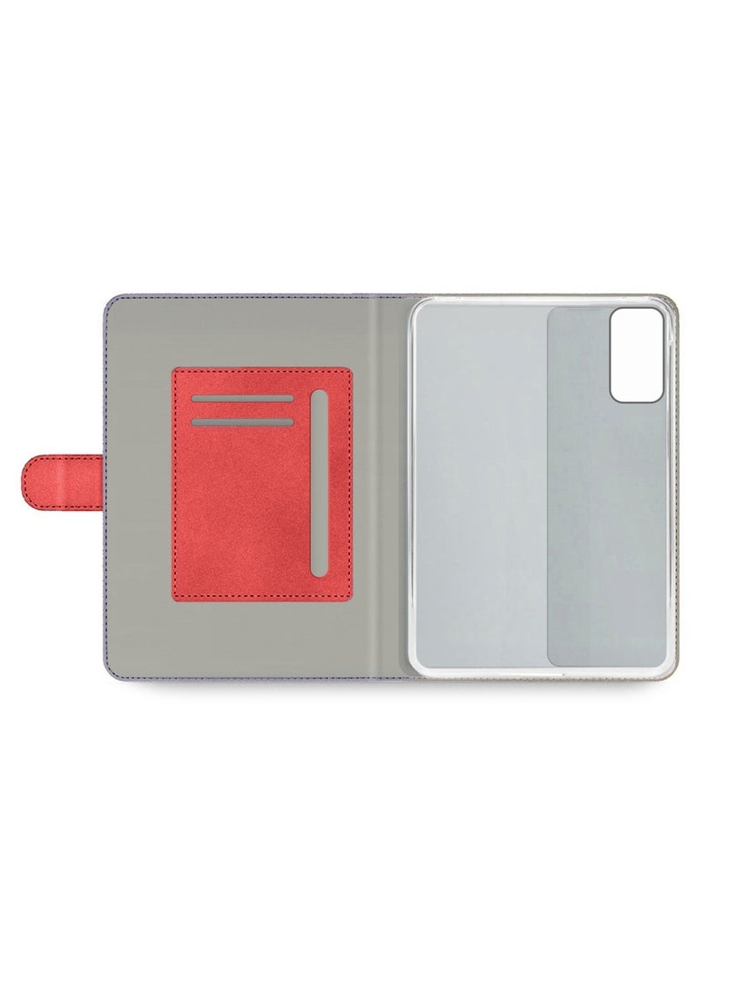 OMAKER حافظة فليب ذكية جلدية عالية الجودة تغطي بالكامل مع قاعدة مغناطيسية لجهاز Xiaomi Redmi Pad SE 11 بوصة 2023 - أحمر - Image 5