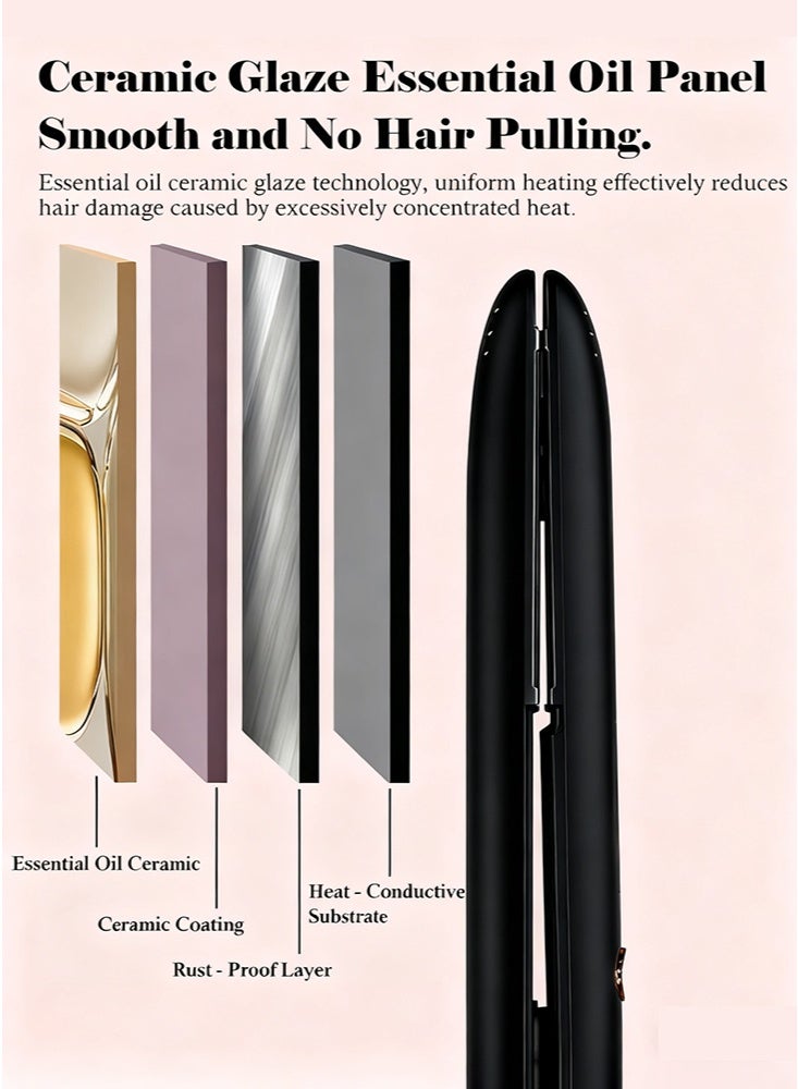 Bolivia's Hair Straightener and Curler 2 in 1 Ceramic Flat Iron - 4 Heat Settings and Heats Up to 230°Crs - Image 5