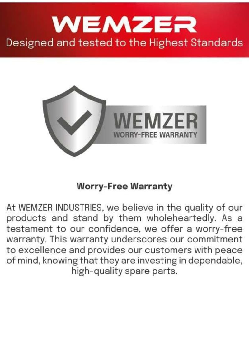 WEMZER INDUSTRIES - WEMZER | Premium Shock Absorber |48510-80179-WZ|Compatible With: Toyota, Lexus (Find Fitting Compatibility in Description) - Image 1