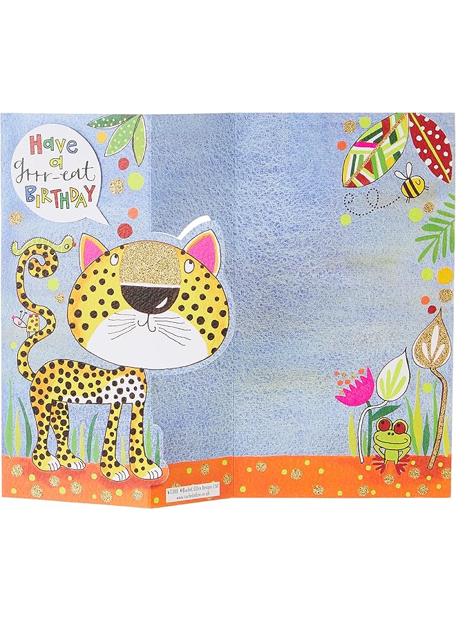 رايتشل إلين بطاقة عيد ميلاد النمر الرائعة من Wild Things - Image 2