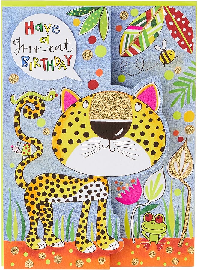 رايتشل إلين بطاقة عيد ميلاد النمر الرائعة من Wild Things - Image 1