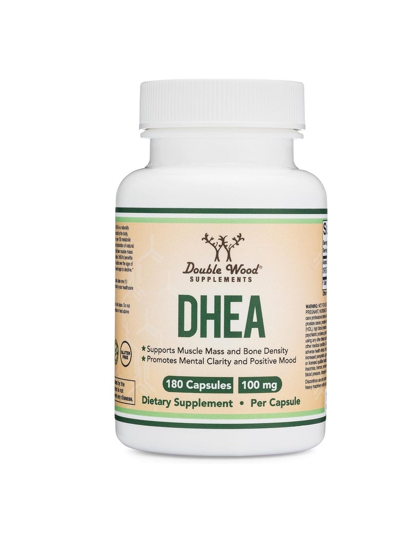 مكملات DHEA Max Strength 100 مجم لكل جرعة، 180 كبسولة - Image 4