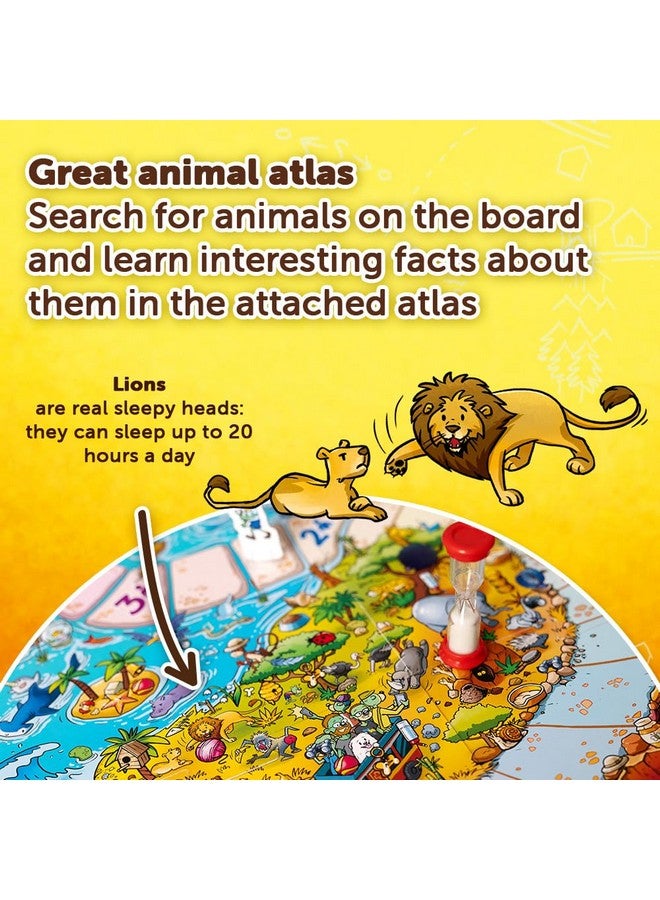 Trefl Spy Guy Animals Junior Cooperative Detective Game, Family Board Game, Meet The Animals, Huge Cartoon Board, for Adults and Children Aged 3 and Over - Image 5