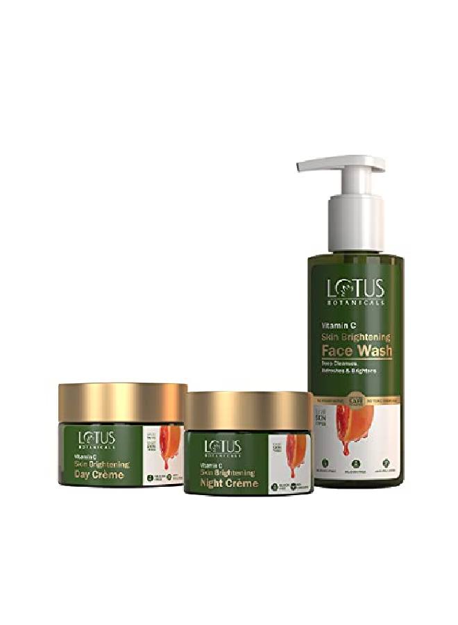 LOTUS BOTANICALS Botanicals Day & Night Pack | Vitamin C | Face Wash | Day Cream | Night Cream Combo Pack  - Image 1