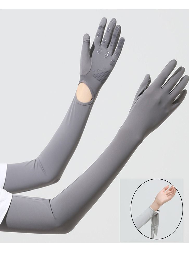 Women's Driving Gloves UV Protection Summer Sun Protection Gloves Ice Sleeve Gloves - Image 1