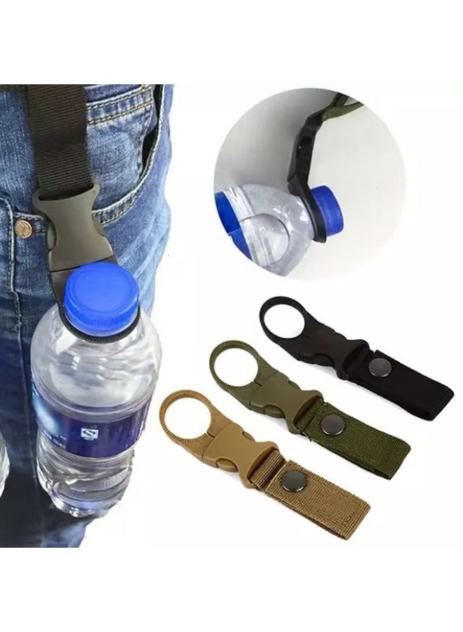 Outdoor Waist Belt Nylon Backpack Detachable Water Bottle Hook Loop - Image 2