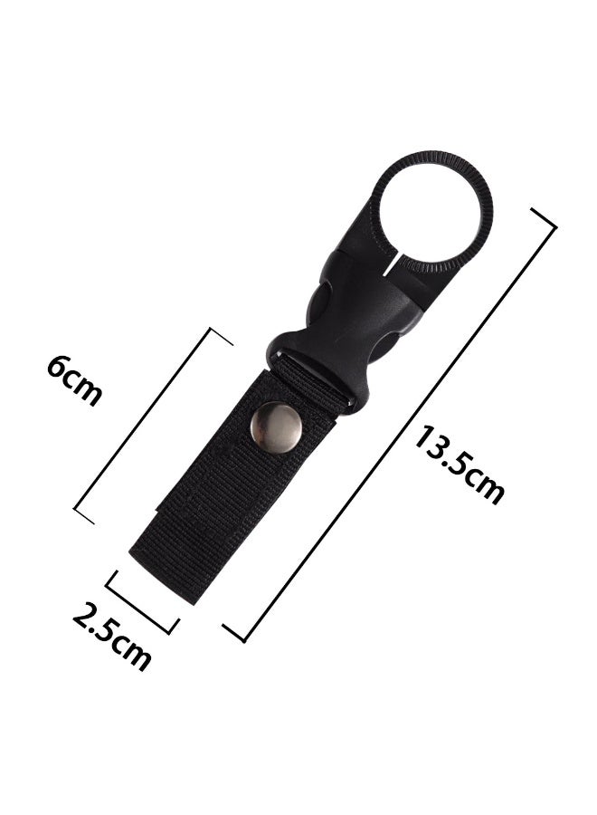 Outdoor Waist Belt Nylon Backpack Detachable Water Bottle Hook Loop - Image 3