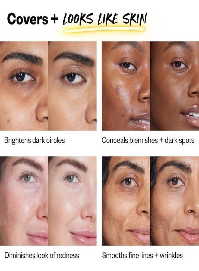 Kosas Revealer Super Creamy & Brightening Concealer with Caffeine & Hyaluronic Acid, Tone 4.5 N - Light Medium With Subtle Pink Undertones 5g - Medium to Full Coverage - Image 3