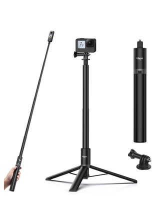 150cm Invisible Selfie Stick Tripod for Insta360 X5/ X4/GO 3/X3/ONE RS/ONE X2/ONE X/GO 2/ONE R/ONE, ULANZI TT52 Extension Pole Adjustable Handle Grip for GoPro DJI Insta 360 and More - pzsku/ZC27F3D9BD28ECD2C9730Z/45/1746230872/8d1f4b13-26ef-476d-b566-145f6348bed2