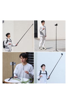 Ulanzi Selfie Stick Tripod for GoPro Hero 12, 11, 10, 9, 8, 7, 6, 5, 4 Series, 150cm Extension Pole Selfie Stick Handle Grip Adjustable Invisible Selfie Stick Tripod for Insta360 X4, X3, GO3,ONE RS, ONE X2, ONE X, GO 2, ONE R/ONE DJI and More  - Image 5