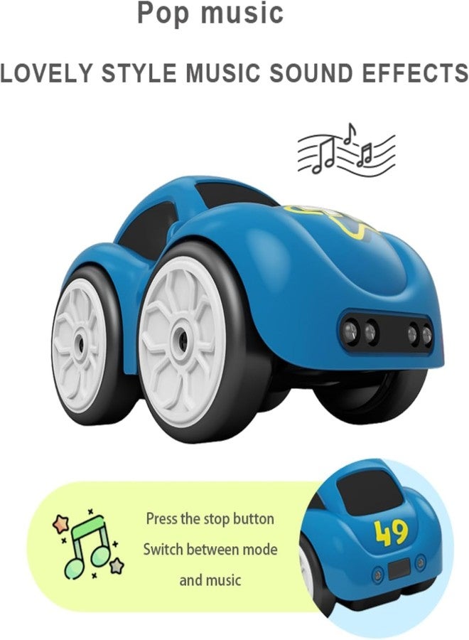 TOYTASTIC سيارة TOYTASTIC الأوتوماتيكية لتتبع الخطوط، سيارات صغيرة فائقة الصغر مزودة بمستشعر ذكي بتردد 2.4 جيجاهرتز، سيارة تعمل بالإيماءات تتبع الخطوط المرسومة، سيارة ذكية لتجنب الاصطدامات على سطح المكتب (ألوان متعددة) - Image 4