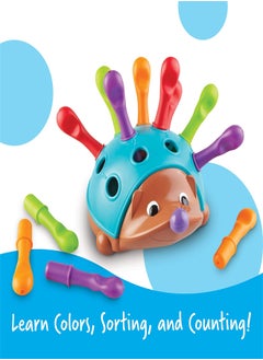 KASTWAVE Toddler Learning Toys, KASTWAVE, Preschool Fine Motor Game and Color Recognition Toys for Kids Ages 18+ Months, Montessori Toys, Hedgehog Stuffers Toy for Kids  - Image 5