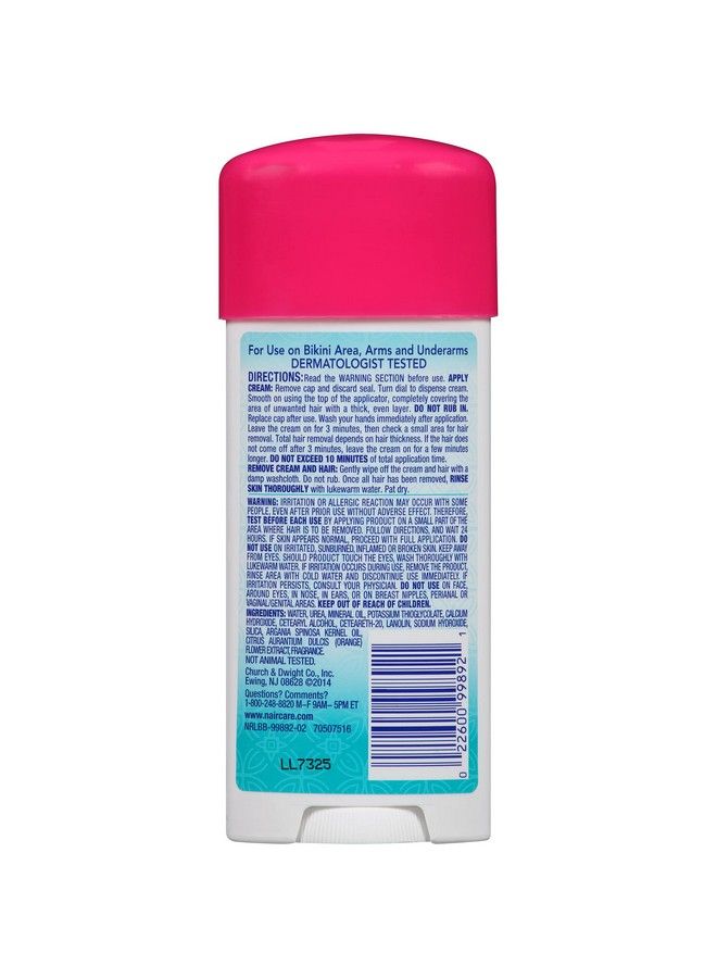 Nair Nair Hair Remover Glides Away Max Moroccan Argan Oil For Bikini Arms & Underarms 3.3 Oz. By Nair - Image 3