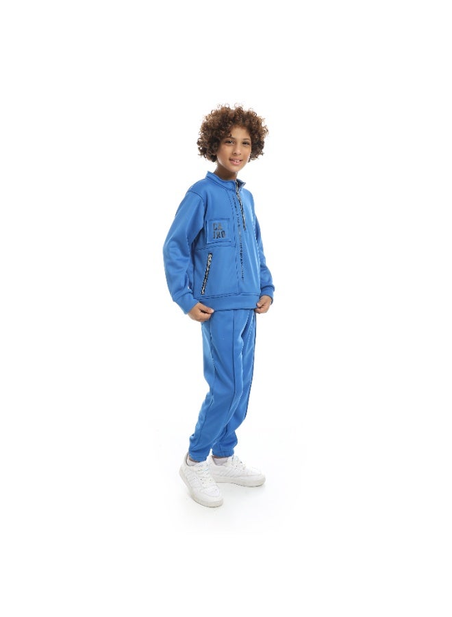 سيزار ترنج أولادي شتوي ضهر قطيفة من الداخل وسستة علي الصدر - Image 3