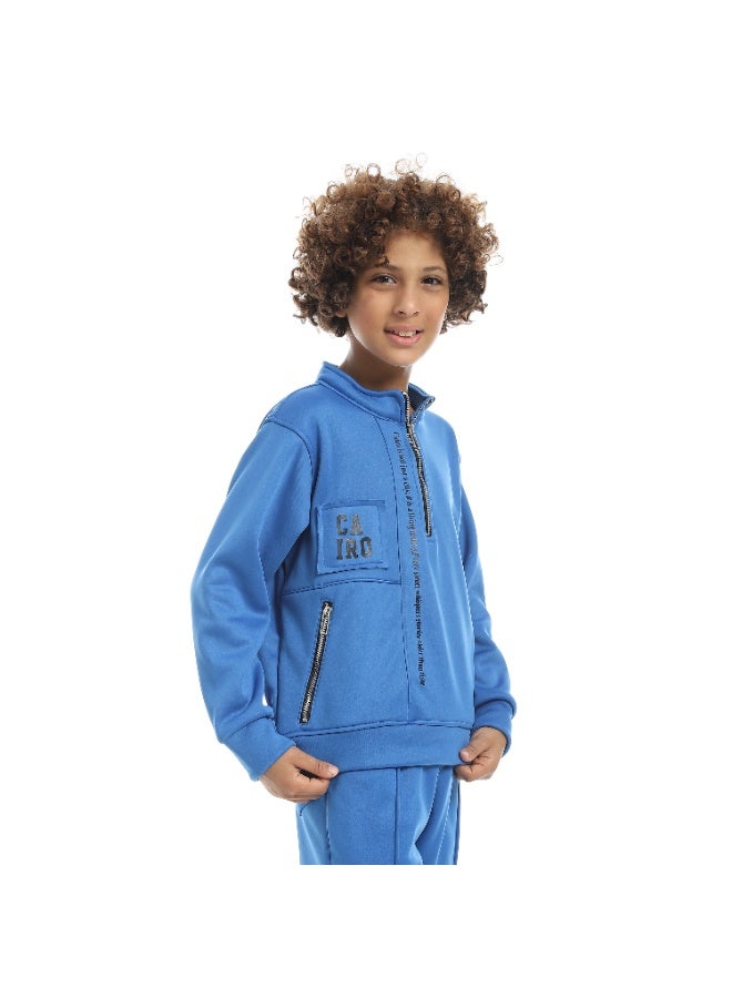 سيزار ترنج أولادي شتوي ضهر قطيفة من الداخل وسستة علي الصدر - Image 5