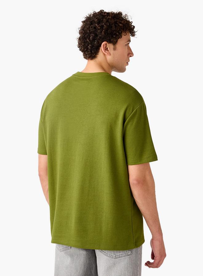 سبلاش فيڤ تي شيرت بياقة دائرية بقصة مريحة - Image 3