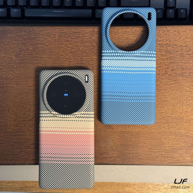 Carbon Fiber Texture Kevlar PC Hard Case for vivo X100/X100 Pro/X100S/X100 Ultra/X200/X200 Pro/X200 Pro Mini, Ultra-Thin Semi-Wrapped 3D Embossed Phone Cover - Image 5