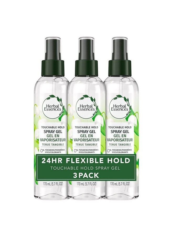 Herbal Essences - Hair Spray Gel For Curly Hair Styling Gel For Women Touchable Hold 5.7 Fl Oz (Pack Of 3) - Image 1
